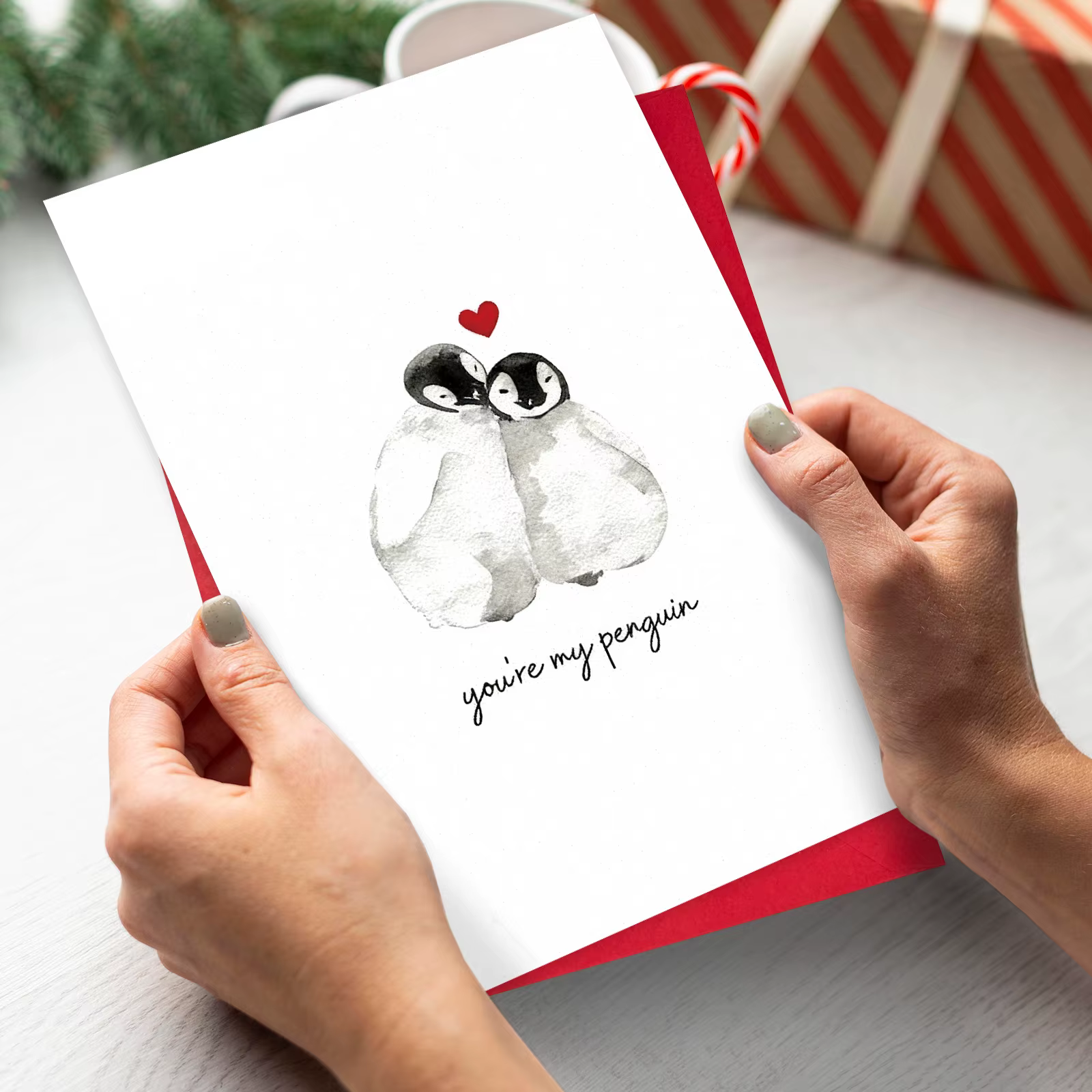 Carte de vœux pour couple