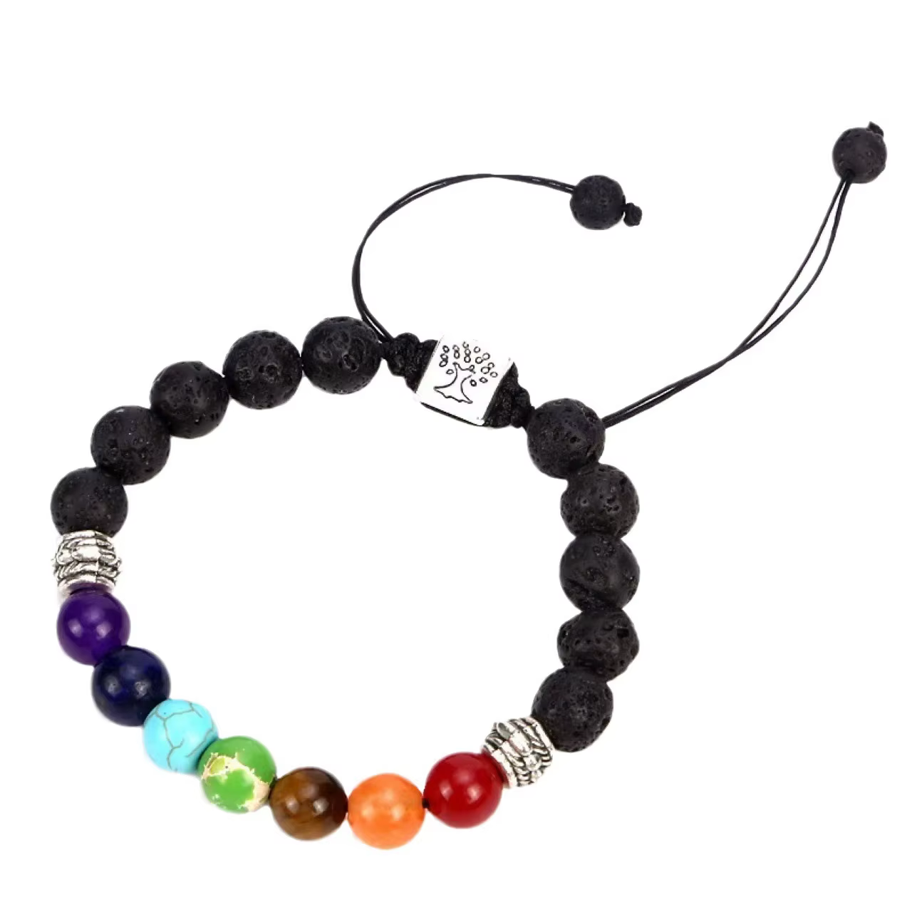 Bracelets porte-bonheur arbre de vie 7 chakras pour hommes