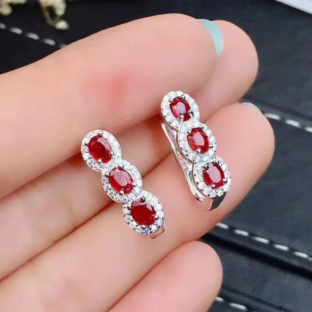 Boucles d'oreilles en argent Sterling 925