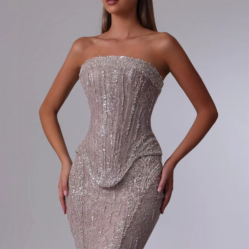 Robe de soirée de luxe pour femmes de dubaï