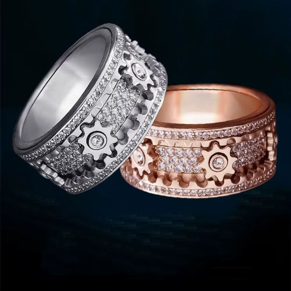 Bague de décompression 3D rotative