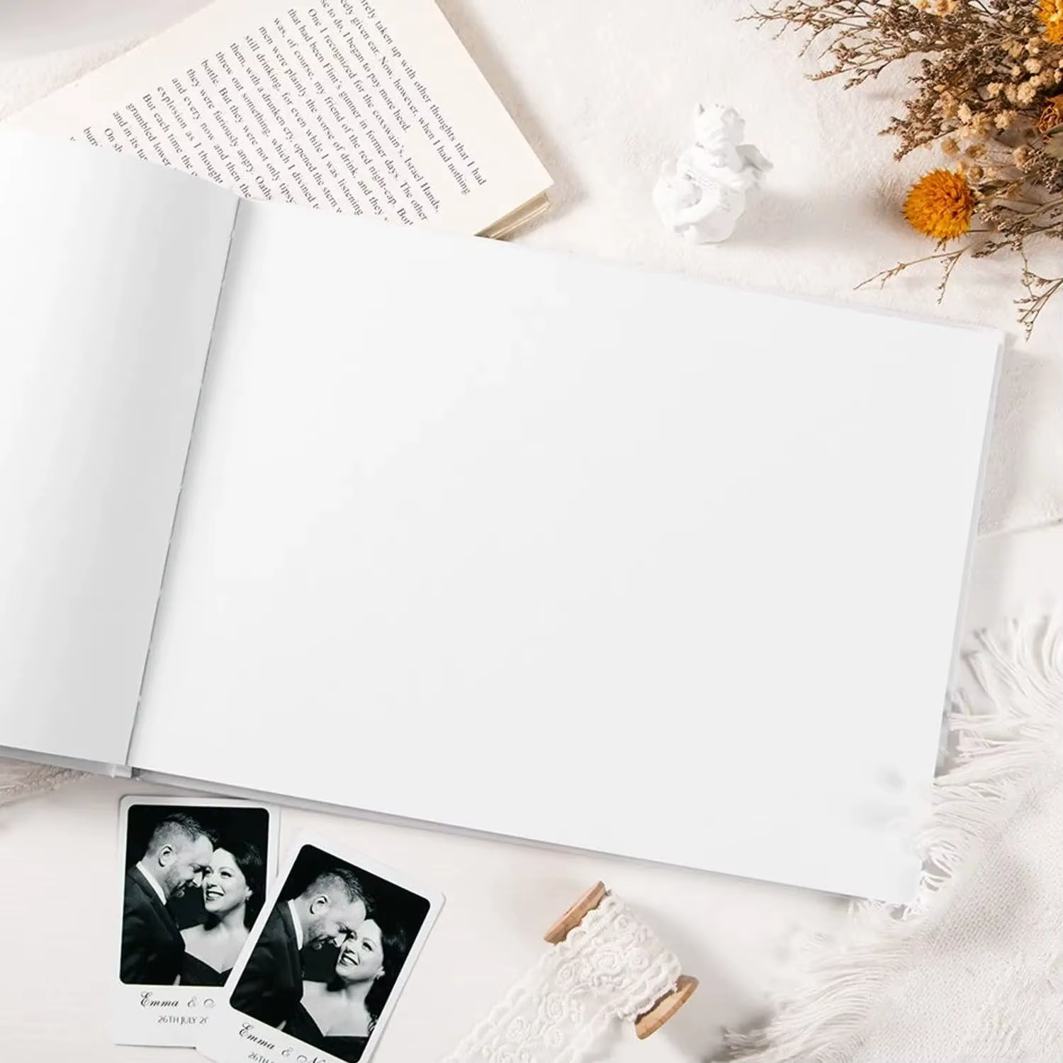 Livre d'or de mariage personnalisé