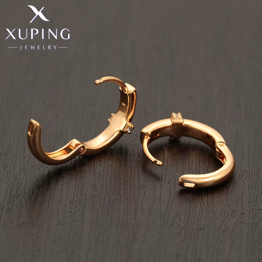 Boucles d'oreilles créoles simples Xuping Jewelry