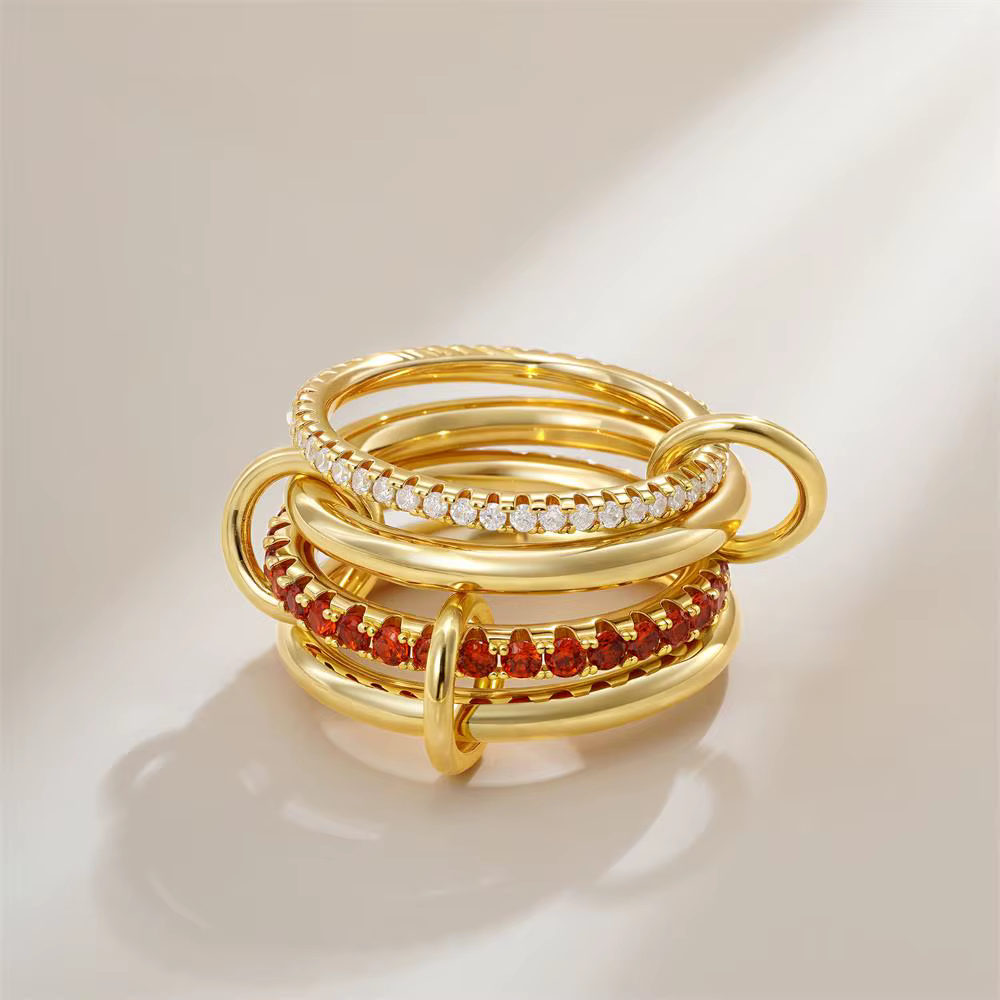 Bague multicouche empilée