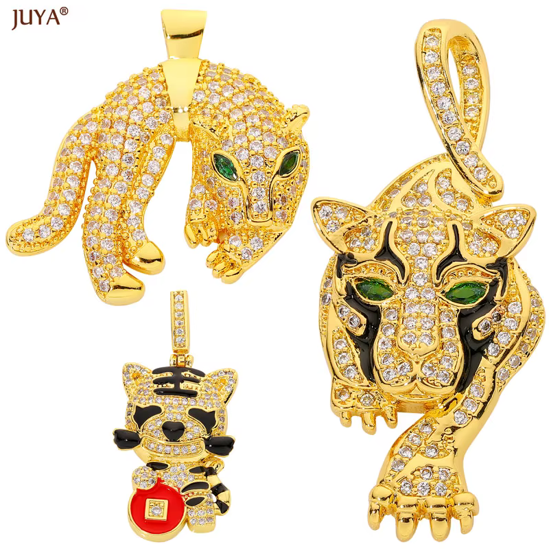 JUYA – breloque plaquée or 18 carats