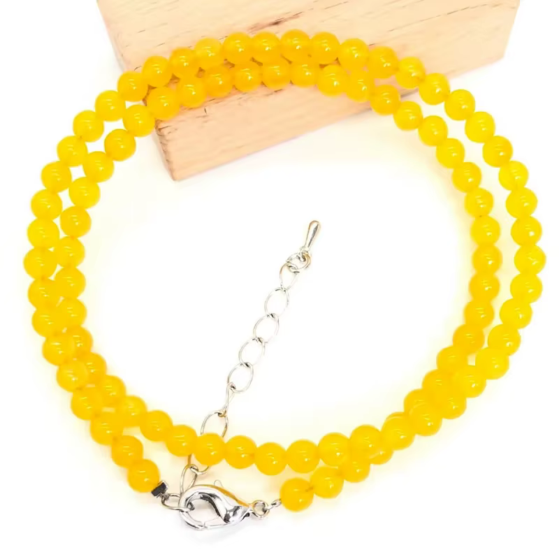 2025 Simple 4MM pierre naturelle cristal quartz femmes Sautoirs collier Steampunk classique bohême bijoux Femme livraison directe