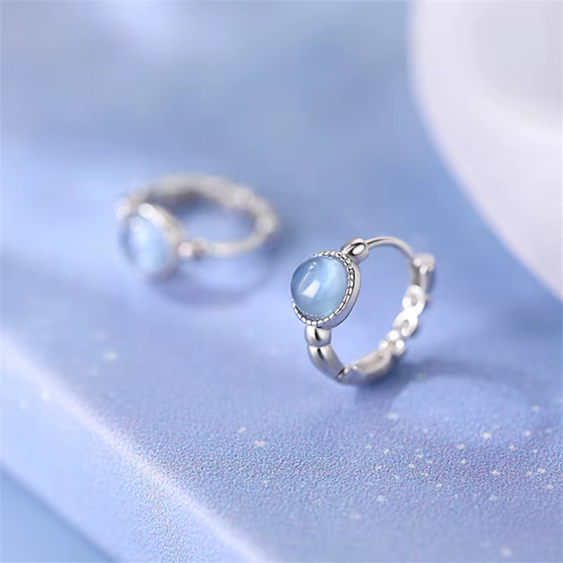 Boucles d'oreilles JellyStory Aquamarine