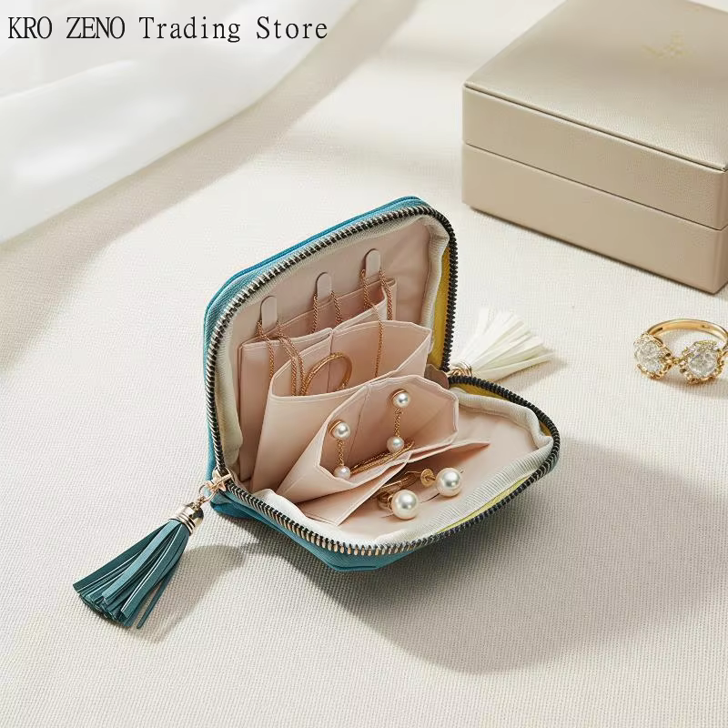 Pochette à bijoux en velours doux