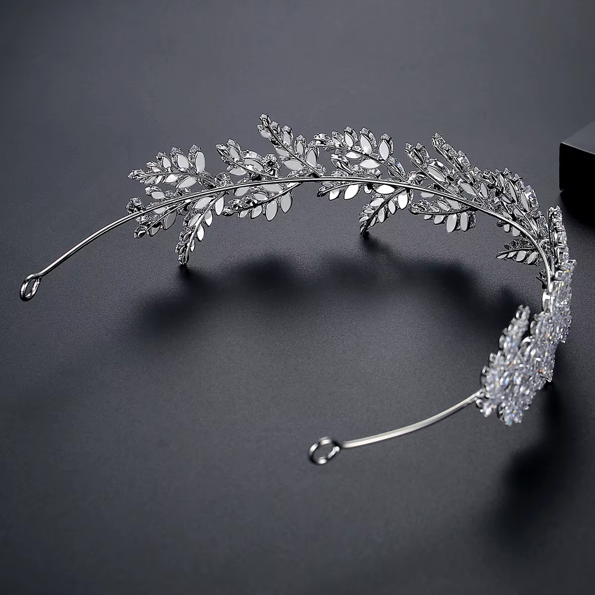 Diadèmes de mariée en zircone cubique pour accessoires de cheveux de mariage