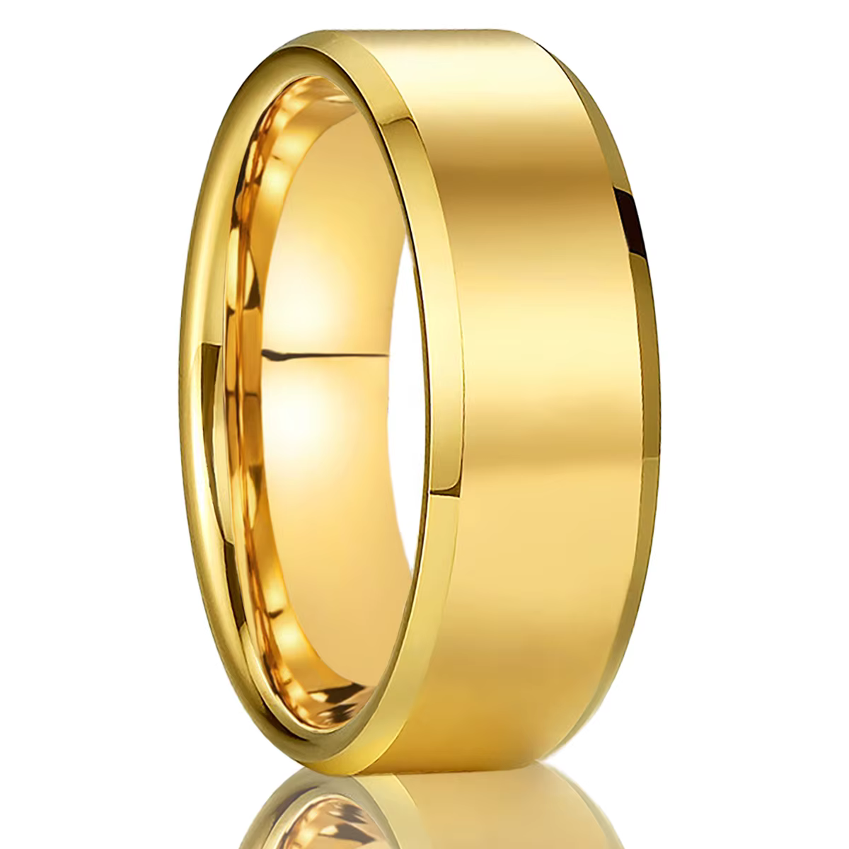 Bague en tungstène résistante aux rayures