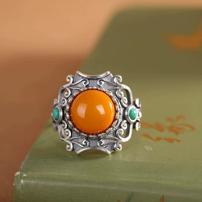 Bague artistique rétro pour femmes