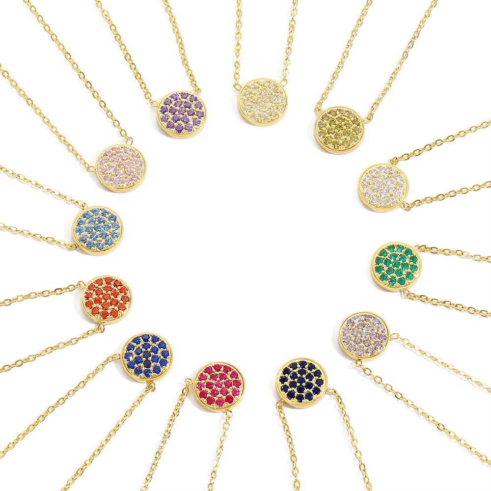 Collier EManco en Zirconia Pierre de Naissance