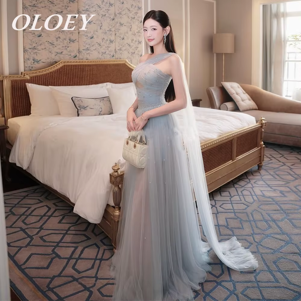 OLOEY – robe de bal trapèze élégante en Tulle