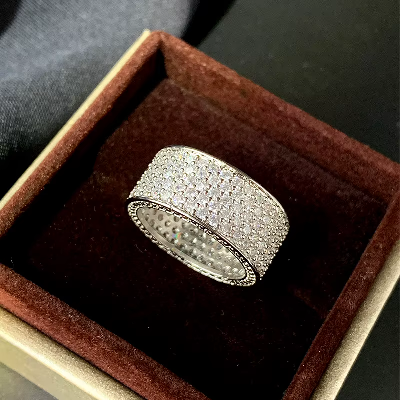 Bague plaquée argent 925 pour homme