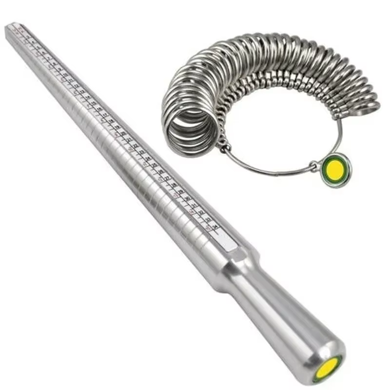 Ensemble d'outils de mesure de jauge d'anneau en métal