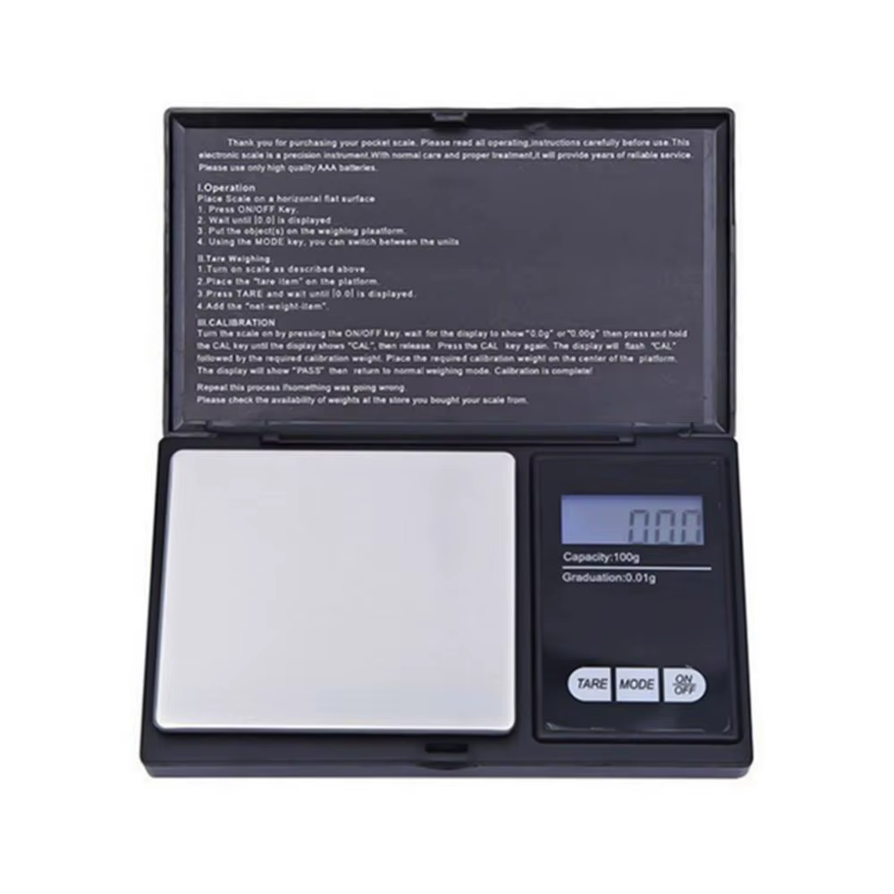 100g/0.01g 500g/0.1g Balance à bijoux électronique de poche Mini balances numériques de précision