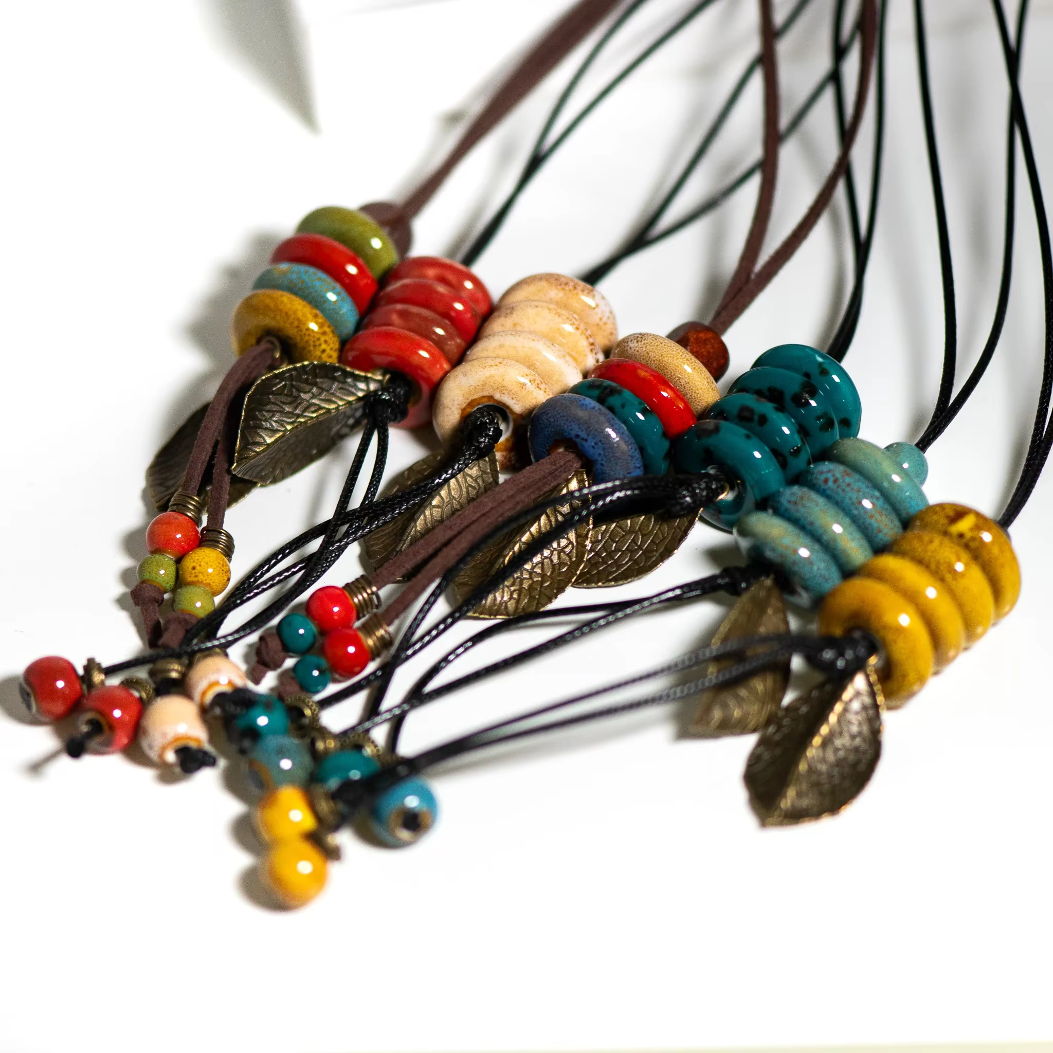 Miredo bijoux en gros mode pendentif en céramique artware collier livraison directe 2X105
