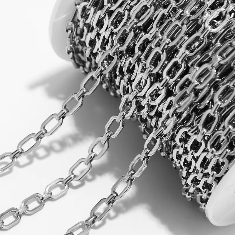 Chaîne à maillons carrés en acier inoxydable