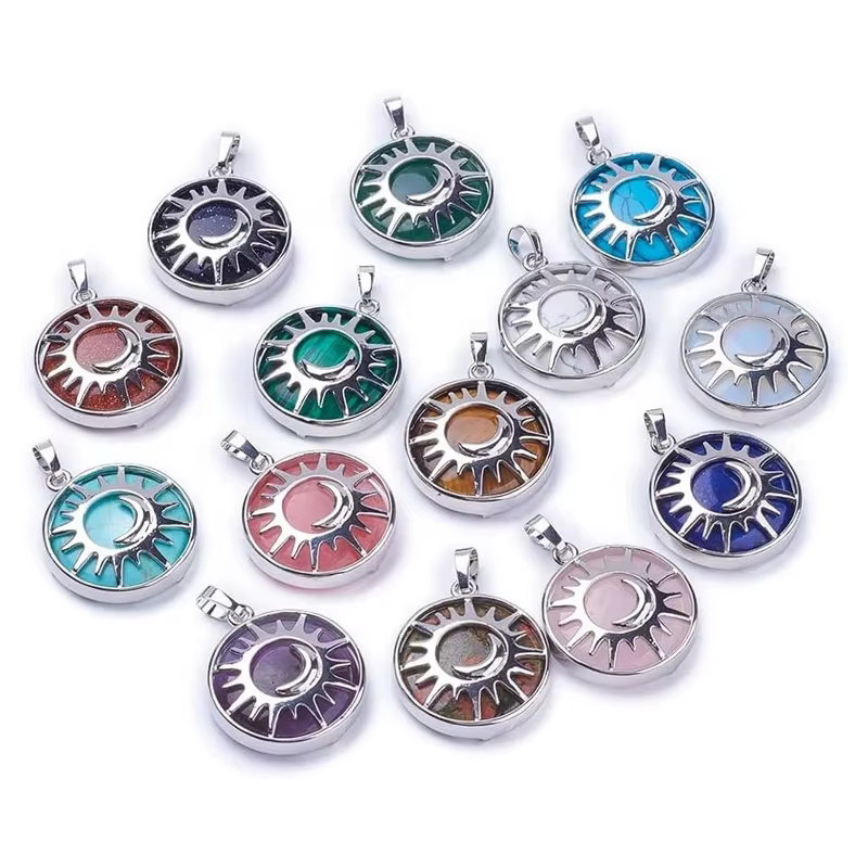 Pierre de soleil pendentif