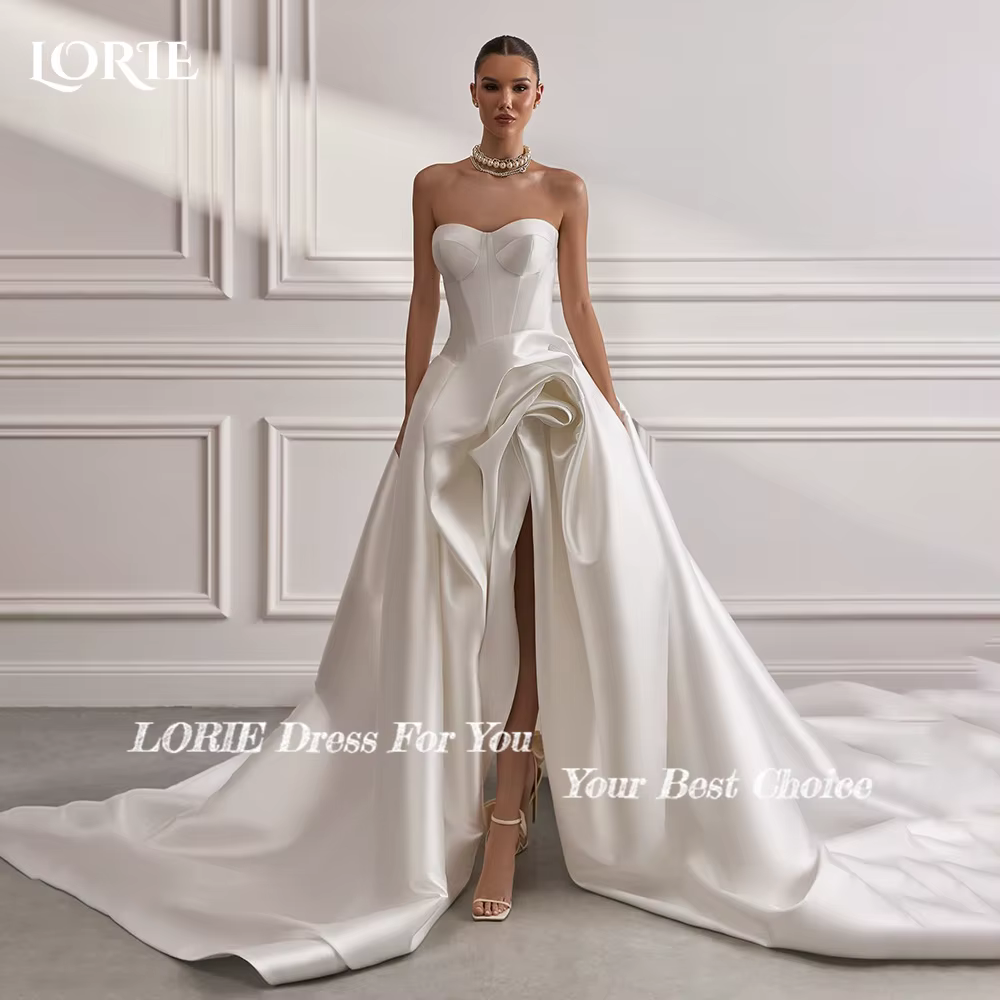 LORIE – robe de mariée Vintage froncée