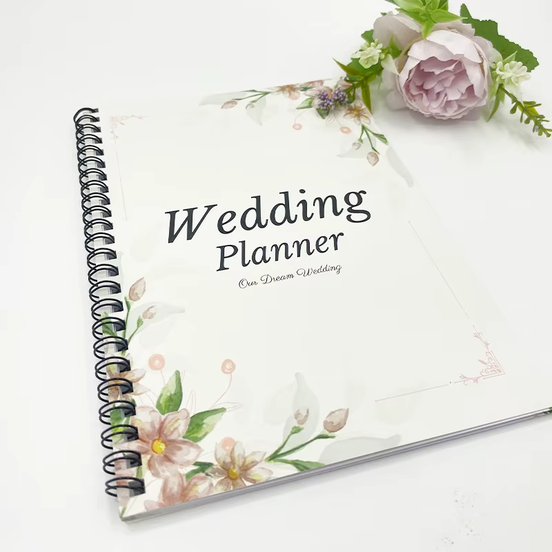 Carnet de planification de mariage rigide