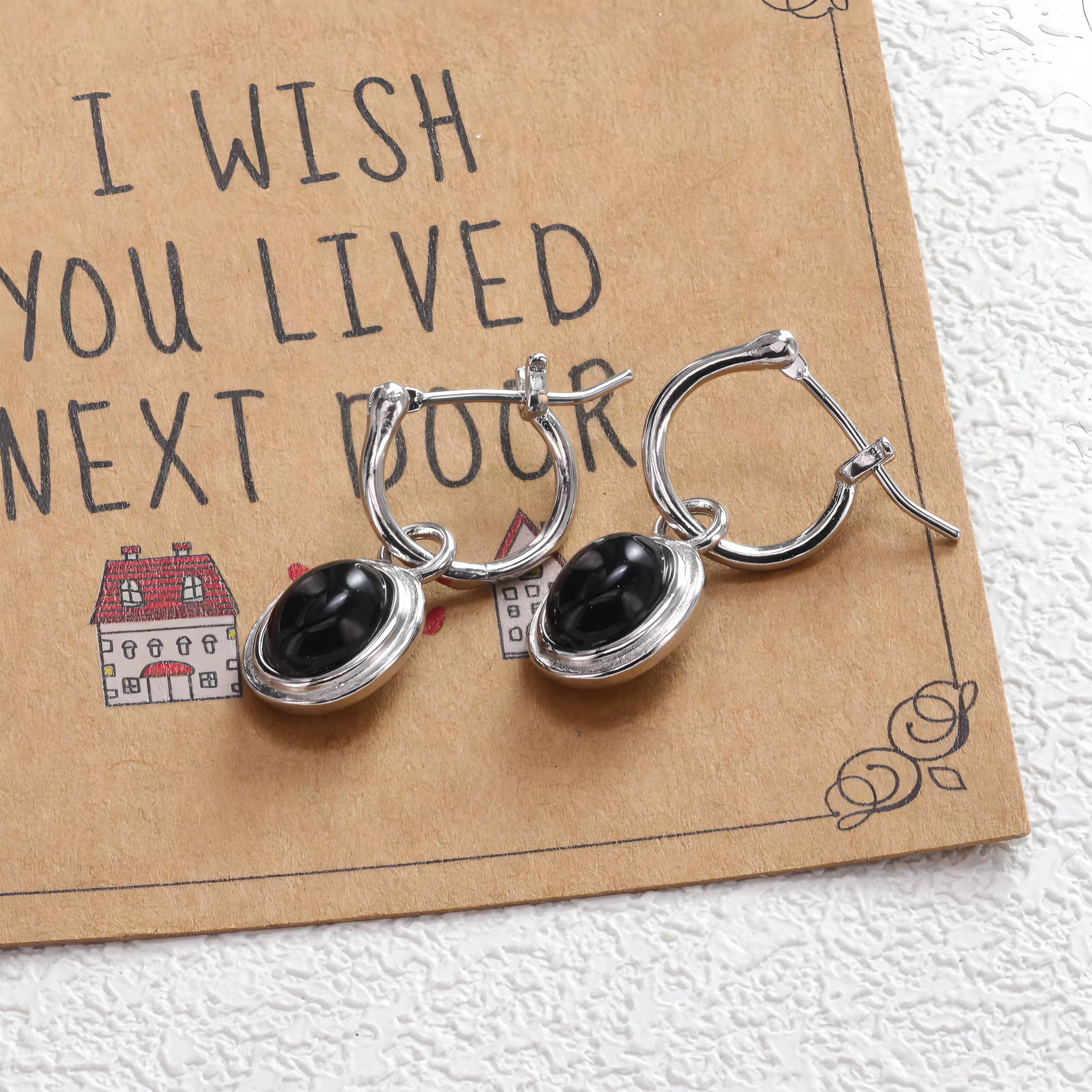 Boucles d'oreilles en argent Sterling 925 pour femmes