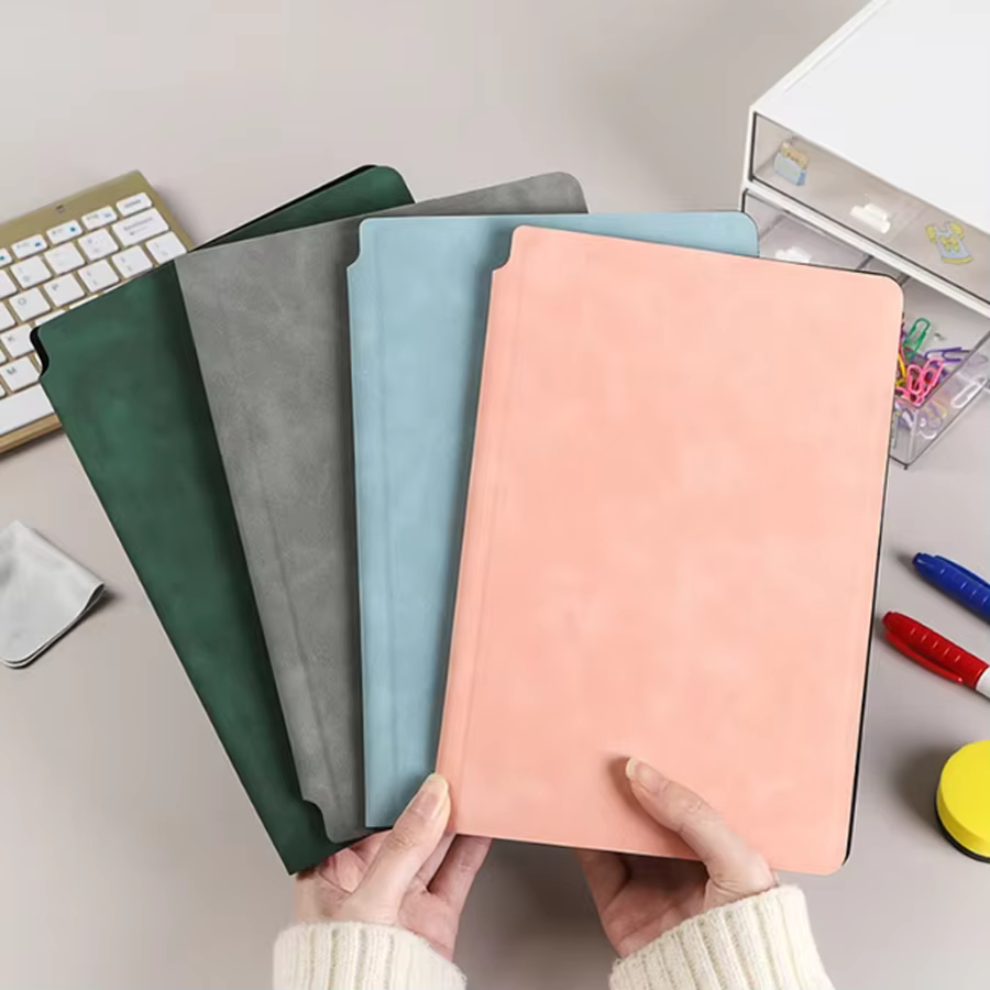 Ensemble de carnet de notes A5 réutilisable avec stylo pour tableau blanc