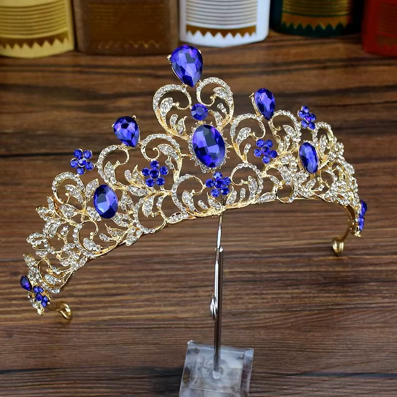 Diadème de mariée, accessoires de cheveux baroques