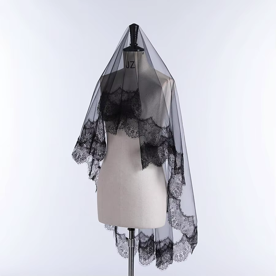 Nouveauté Voiles de mariée monocouche pour femme et fille