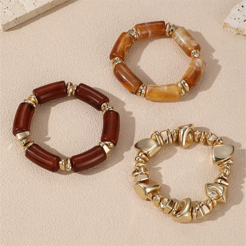 Lot de 1/3 bracelets minimalistes sophistiqués – Luxe léger