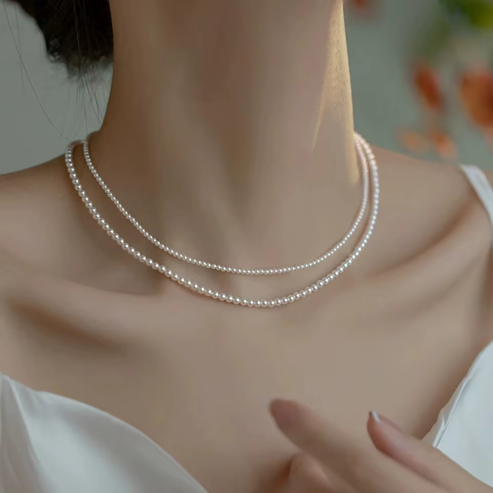 Collier de perles exquis pour femmes