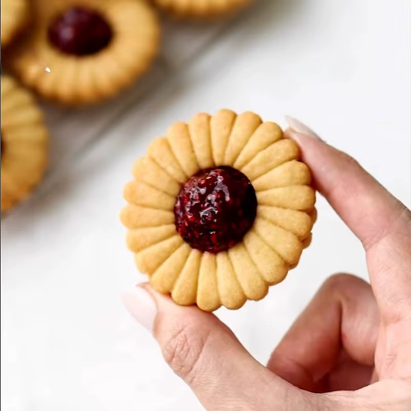 Moules à biscuits 3d pour Sandwich à confiture de fleurs