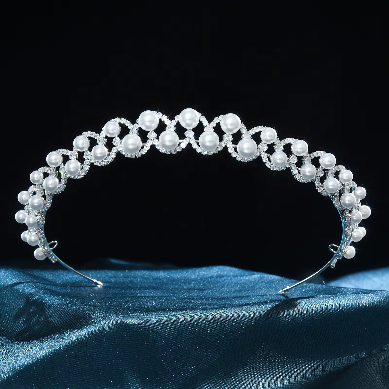 Diadème de mariée baroque pour mariage