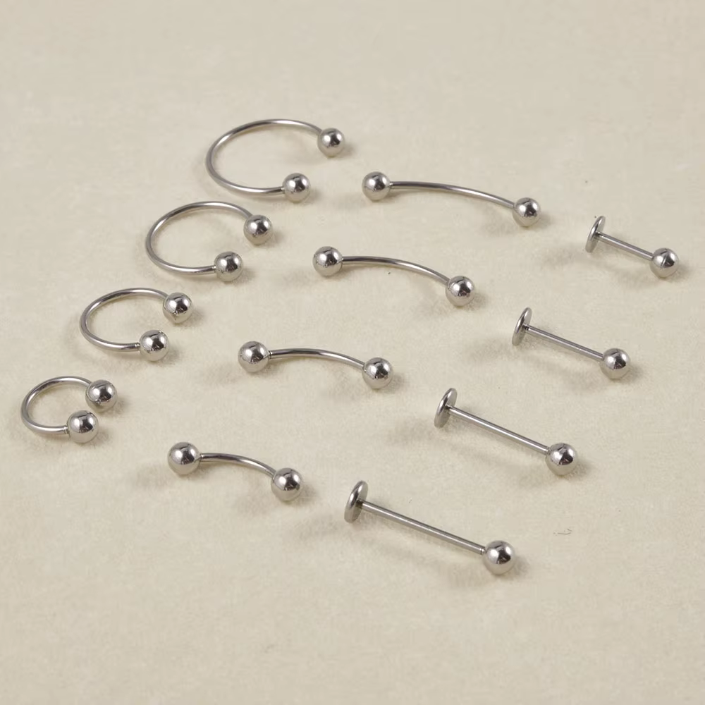 Labret à lèvres en acier chirurgical