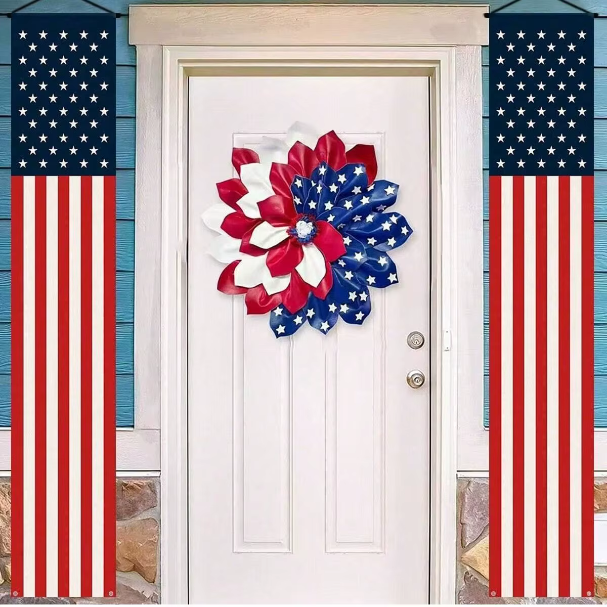 Bannières patriotiques du 4 juillet