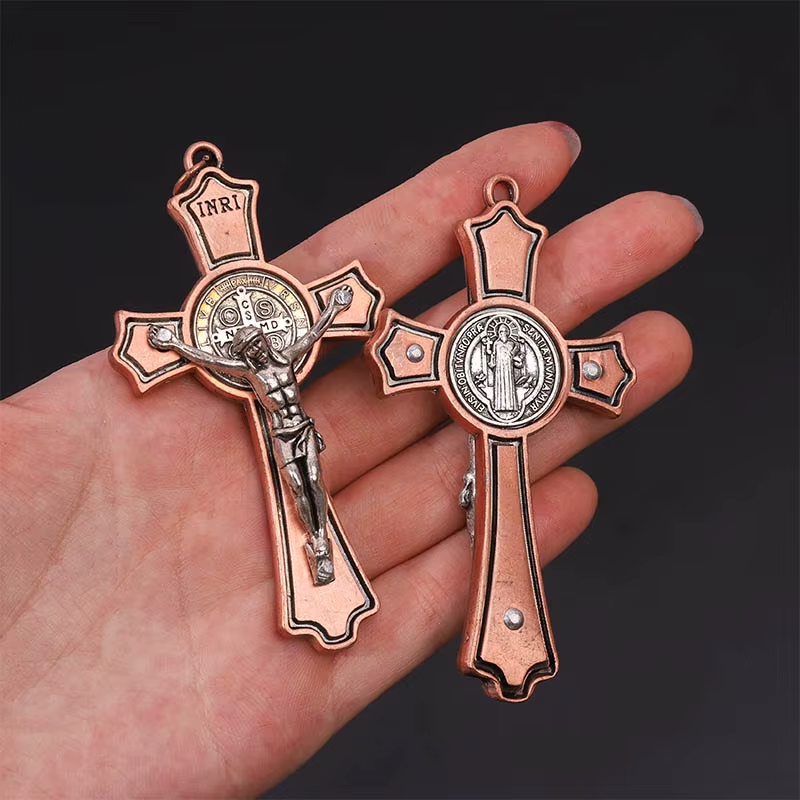 Nouvelle croix religieuse bijoux chrétiens pendentif