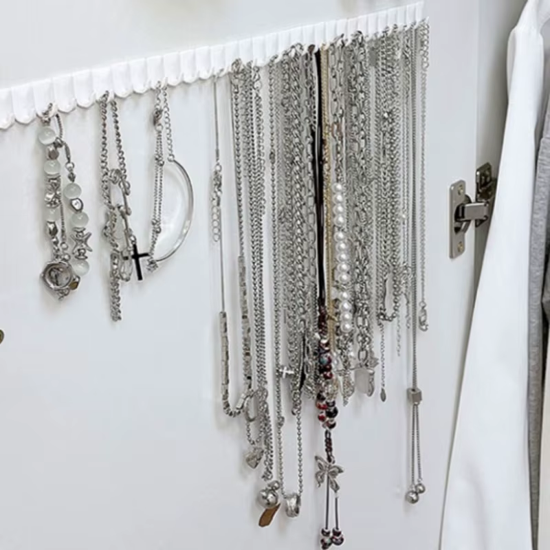 Crochets d'affichage de stockage de bijoux muraux