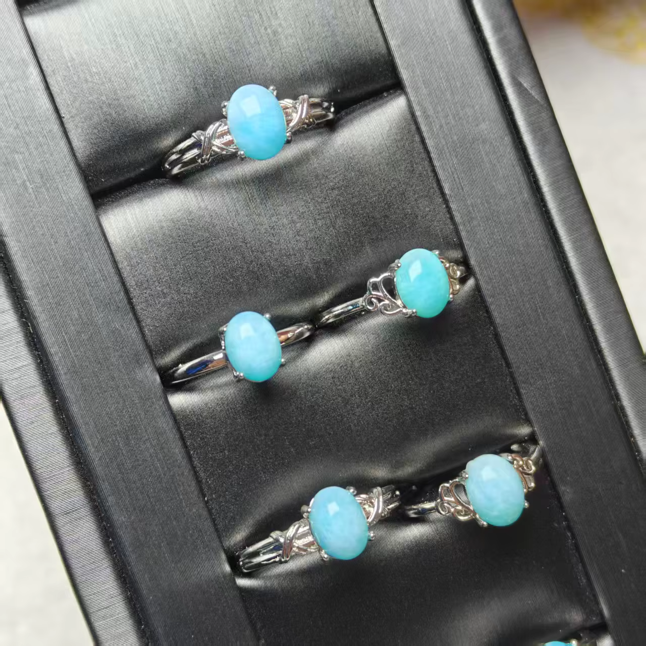Bague en Amazonite Naturelle