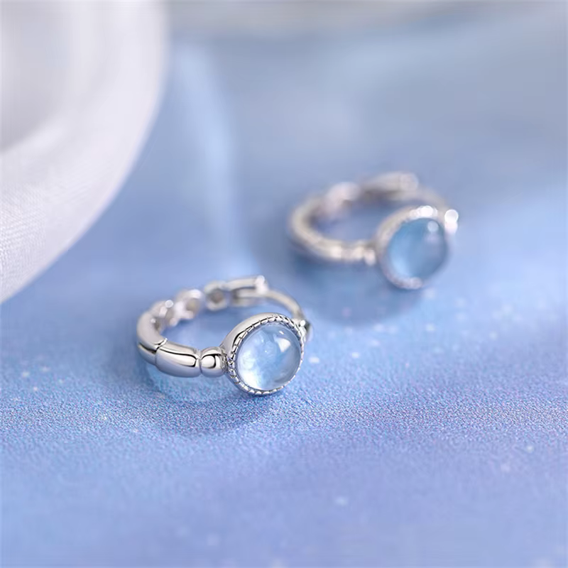 Boucles d'oreilles JellyStory Aquamarine