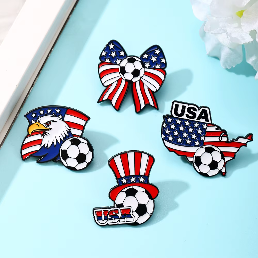 4 Broches Chic en Alliage pour Femmes et Hommes