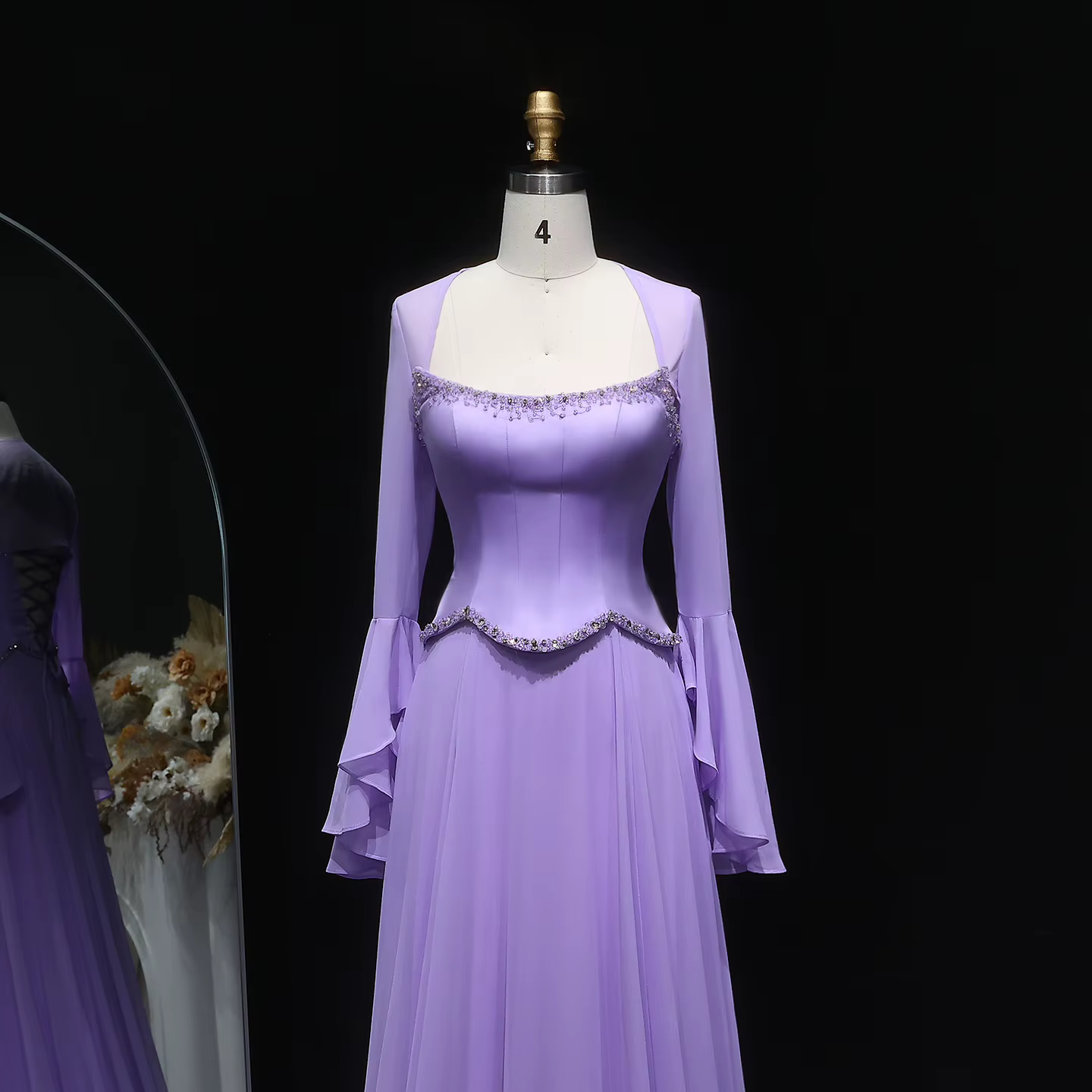 Sharon Said – robe de soirée élégante lilas