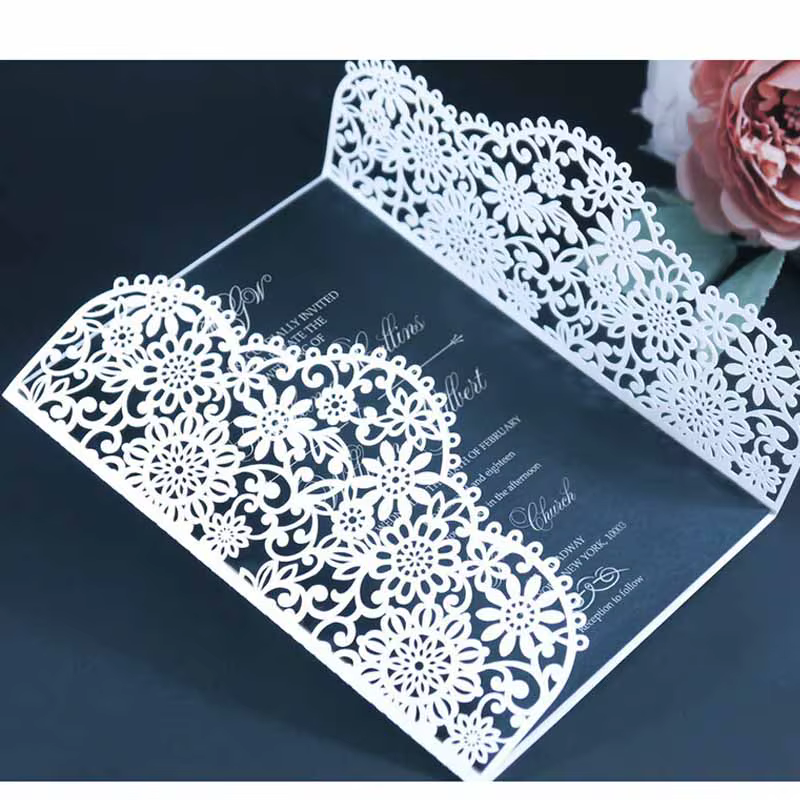 Matrices de découpe en métal pour Invitation de mariage