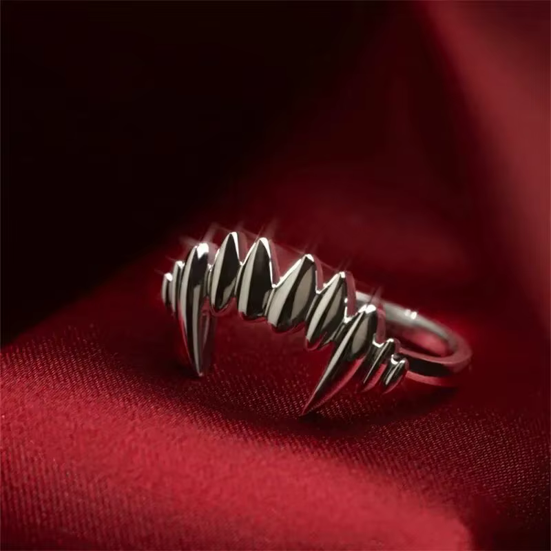 Jeu Baldur's Gate 3 anneaux Cosplay Astarion Vampire anneau en métal réglable accessoires d'halloween