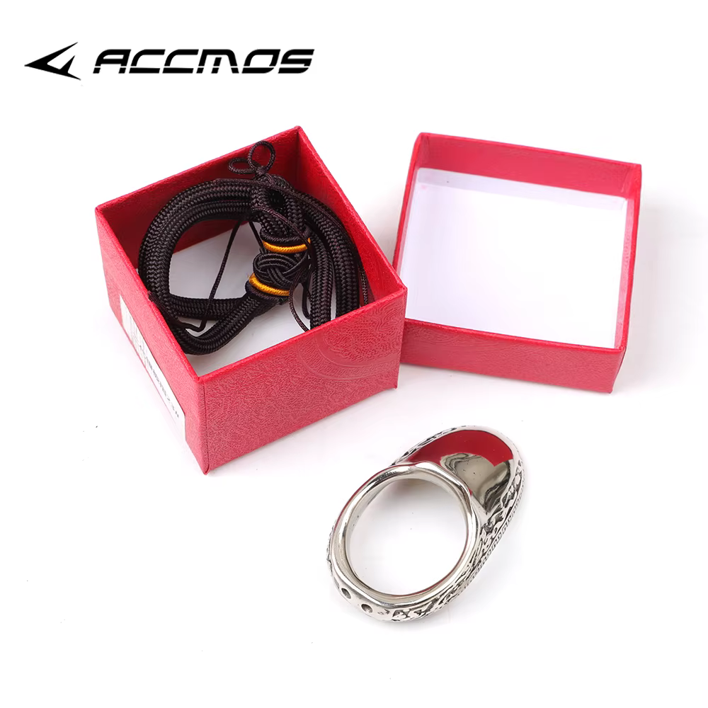 Anneau de protection pour main et doigt, accessoire de chasse pour tir à l'arc