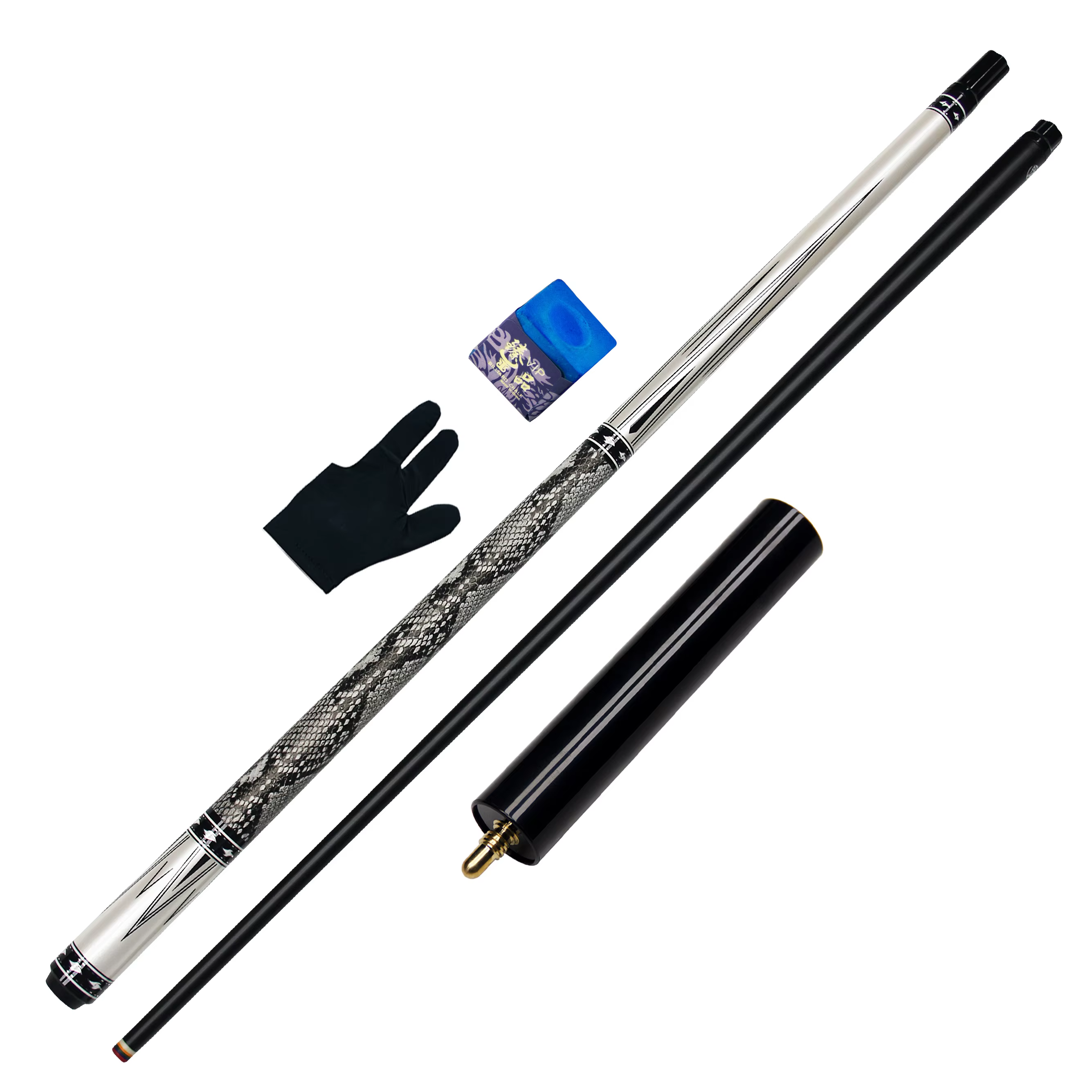 Queue de billard Viper en fibre de carbone – Joint en acier inoxydable