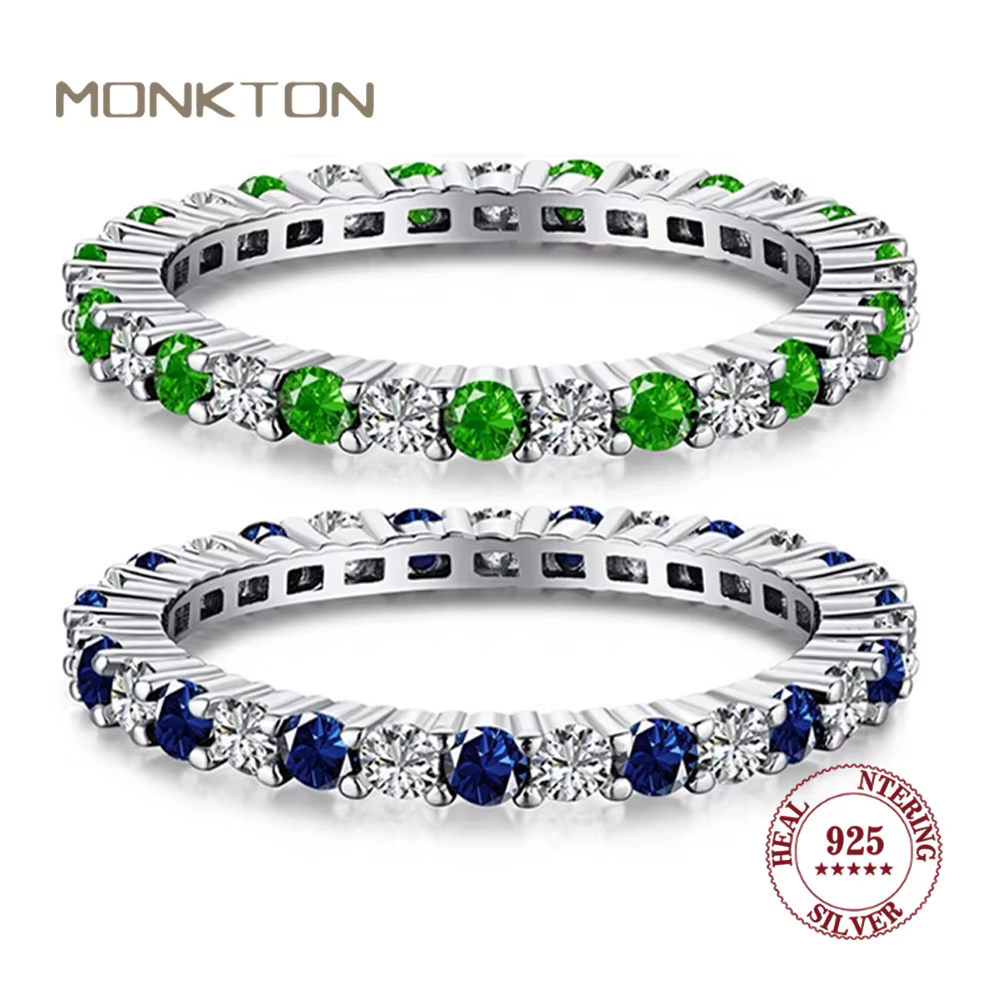 Monkton – bagues en argent Sterling S925 pour femmes