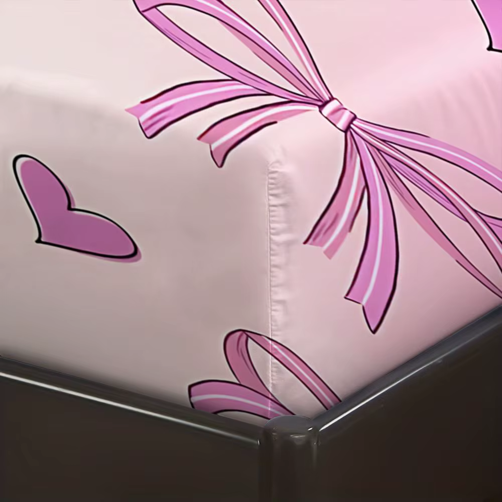 Parure de draps imprimés à motif nœud