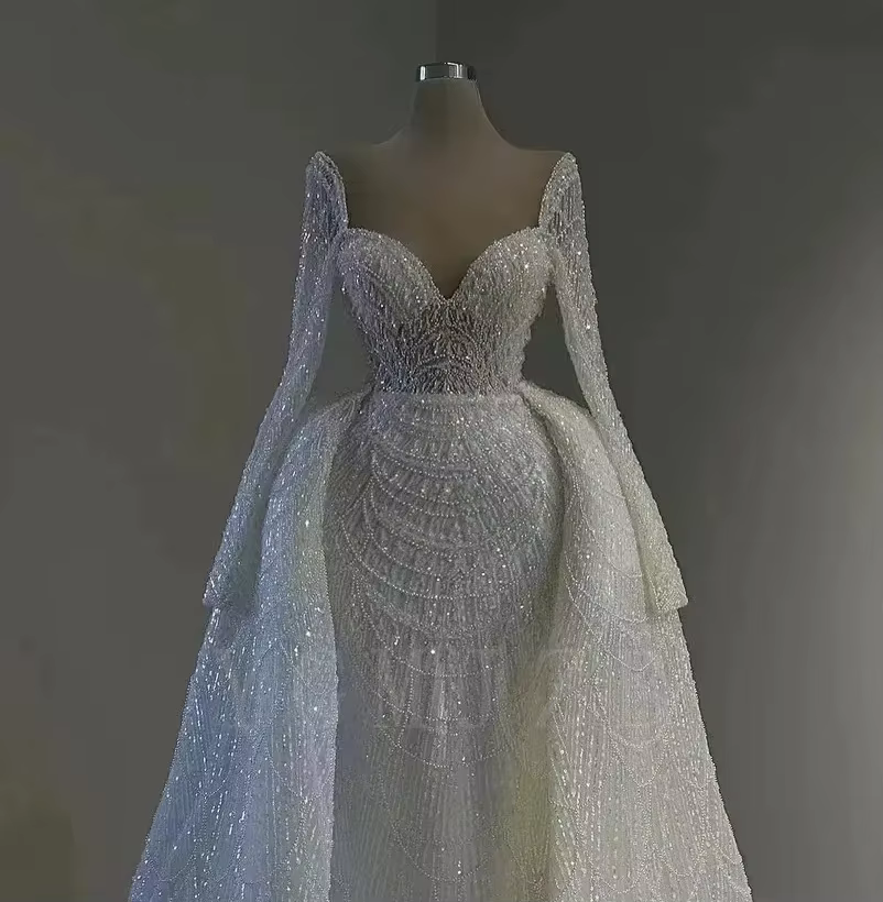 Robes de mariée sirène élégantes et luxueuses