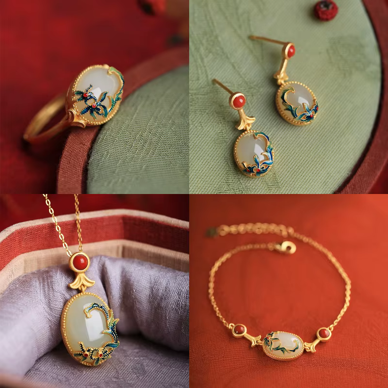 Natural Hotan-Ensembles de bijoux diversifiés pour femmes