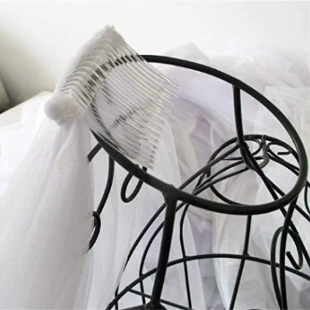 Voile de mariée en Tulle blanc pour femmes